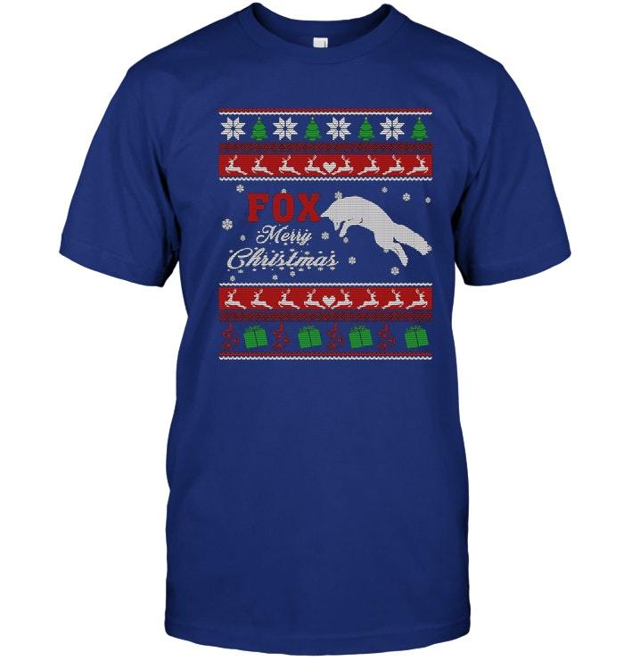 fox ugly christmas sweater