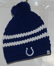 Forty Seven Brand NFL Licensed Indianapolis Colts Blue White Knit Beanie image 1