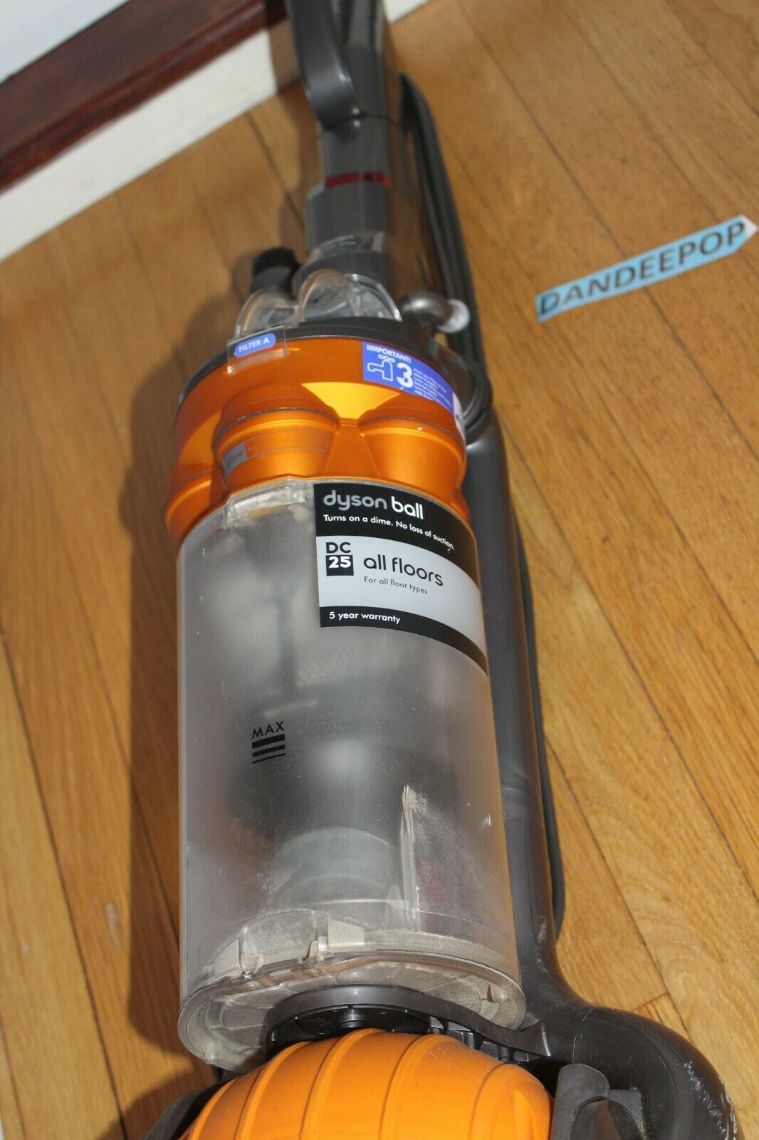 dyson ball vacuum orange