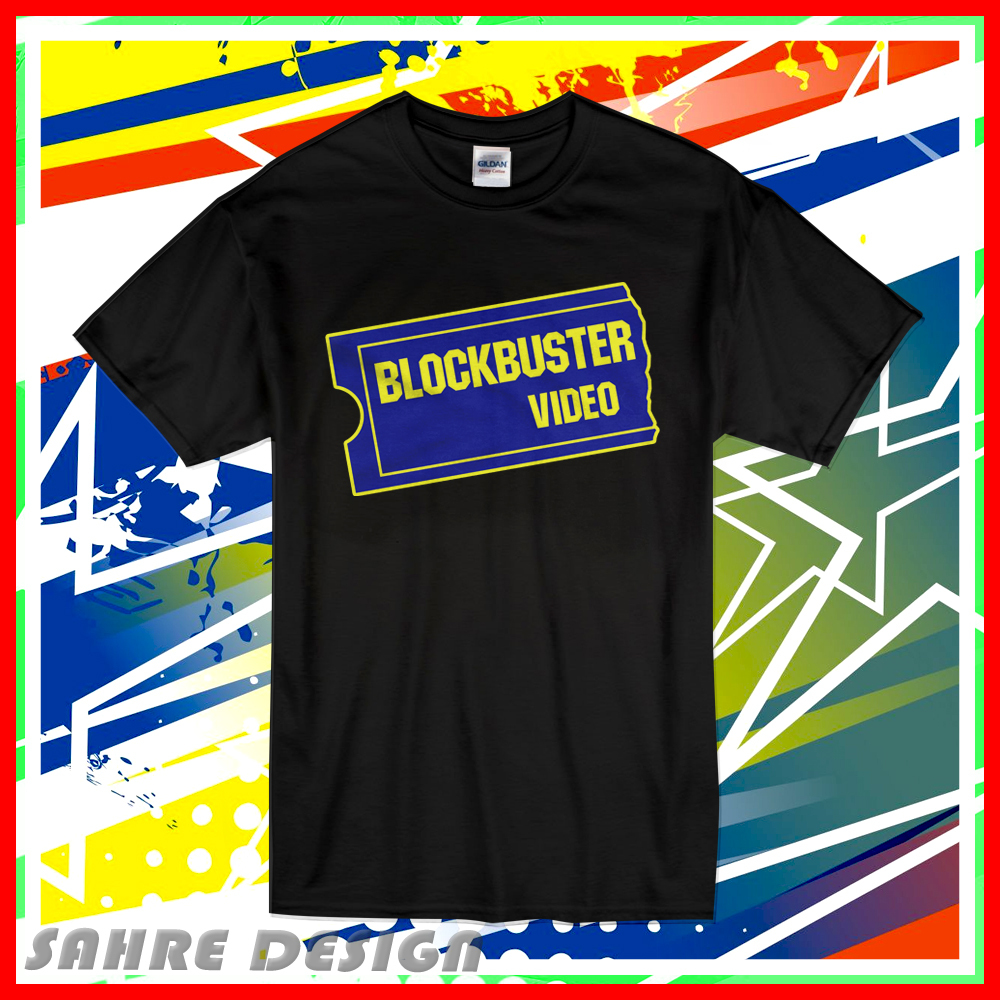 Blockbuster Video Logo T Shirt Usa Size S-5XL