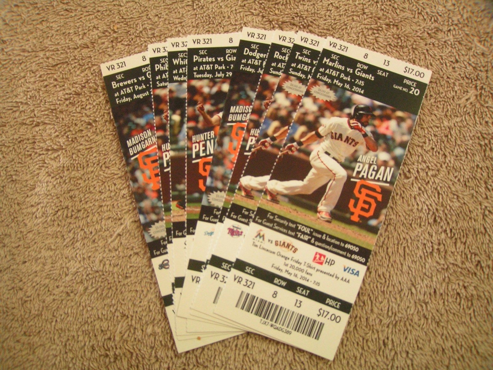 Tampa Bay Rays 2010 Opening Day Unused Ticket Stub 