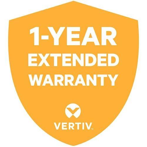 Vertiv 1 Year Extended Warranty for Vertiv Liebert 2U MicroPOD Includes Parts an