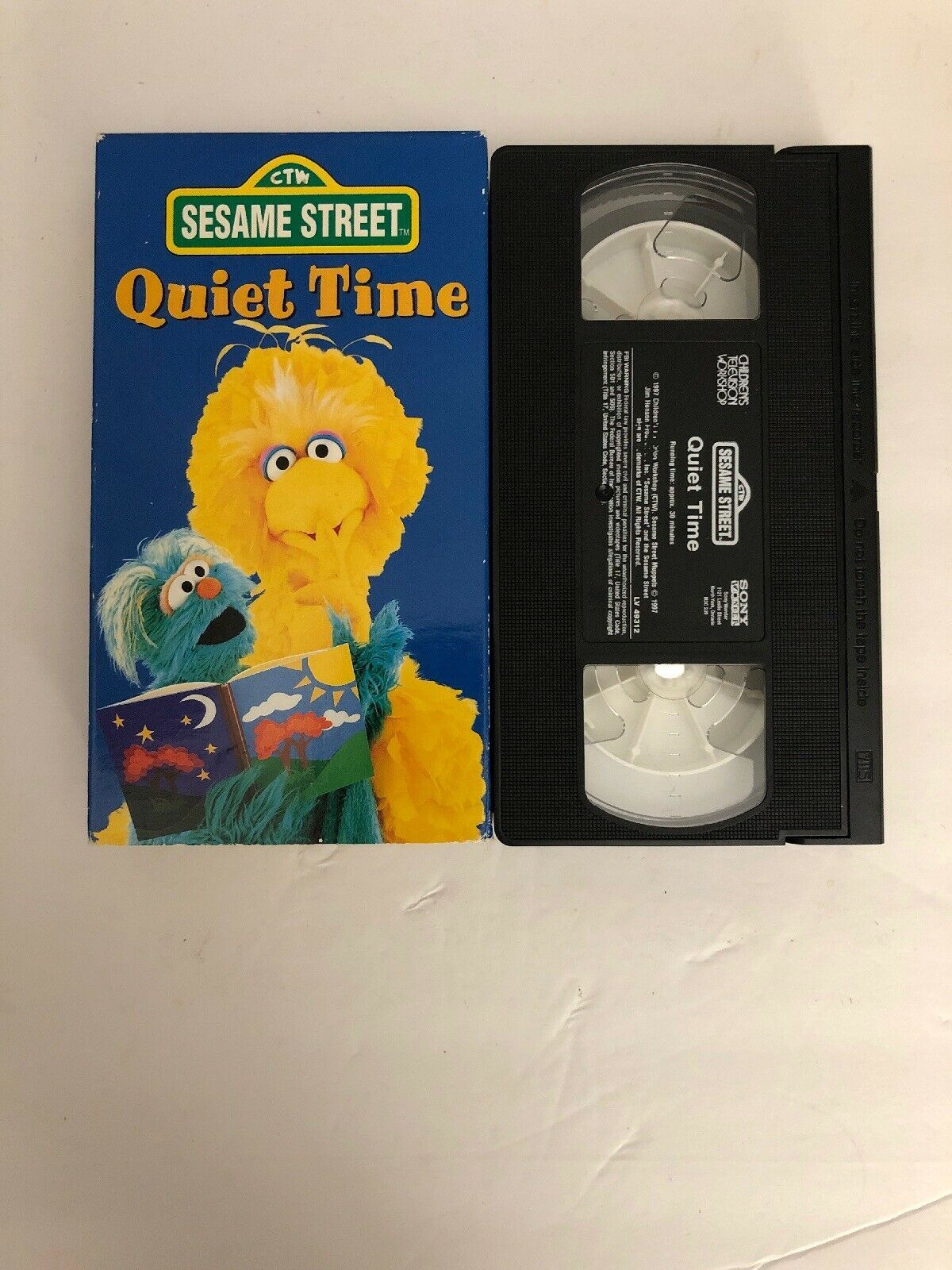 Sesame Street Quiet Time(VHS 1997)TESTED-VERY RARE VINTAGE-SHIPS N 24 ...