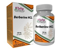 Berberine HCL 500mg 120 Caps Balance Lose Weight, Cholesterol, Heart - $21.23