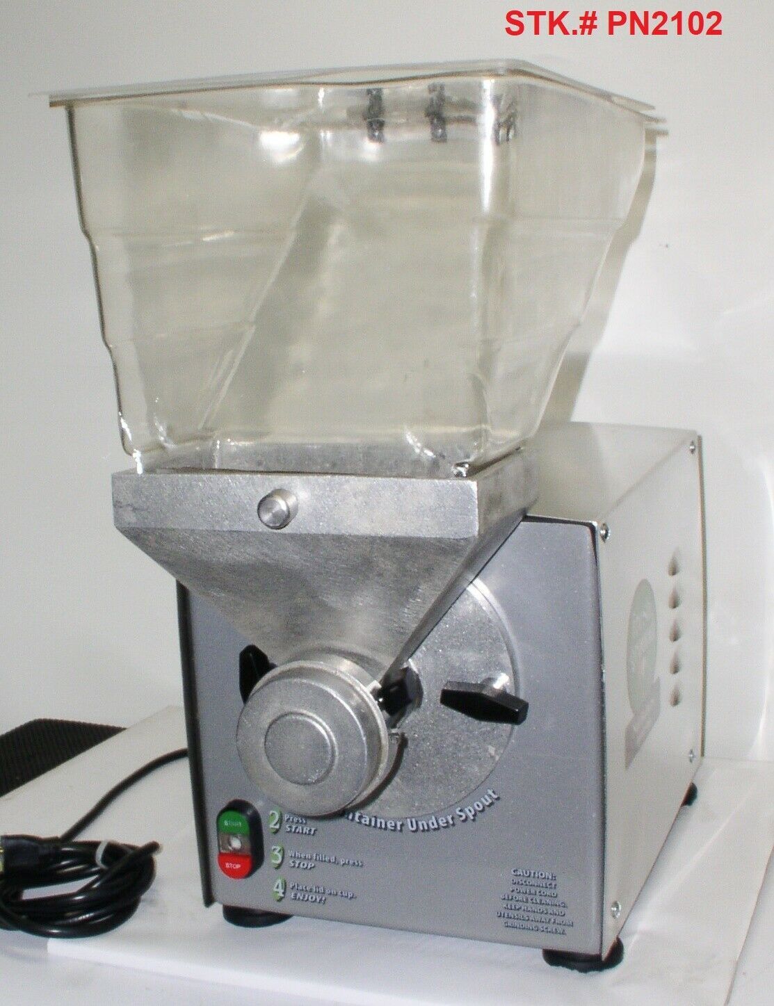 OLDE TYME PN2 Peanut Butter Nut Grinder Maker Commercial VERY.CLEAN