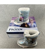 Disney&#39;s Frozen 2 Snow Boots  Girls&#39; Size 7 Toddler winter boots Insulat... - $29.87