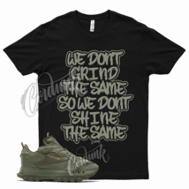 Black GRIND T Shirt for Cardi B Classic Leather Hunter Army Green Golden  - $25.07+