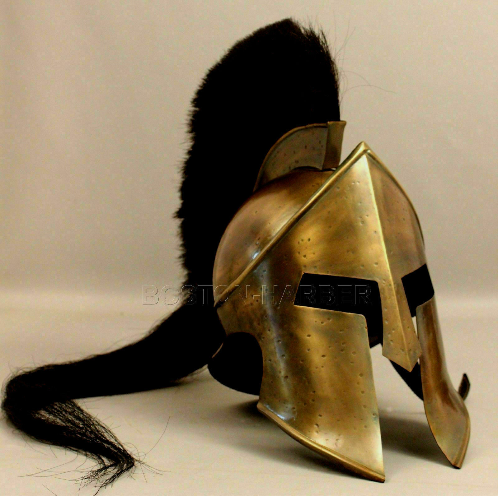 300 King Leonidas Spartan Helmet Warrior Costume Medieval Helmet leather Liner.