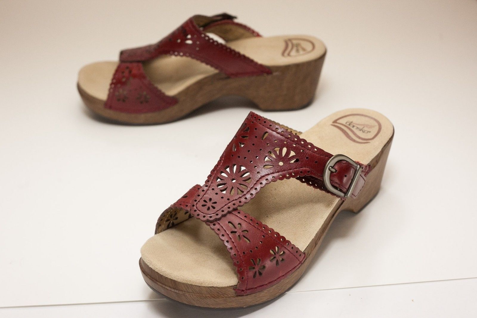 dansko red sandals