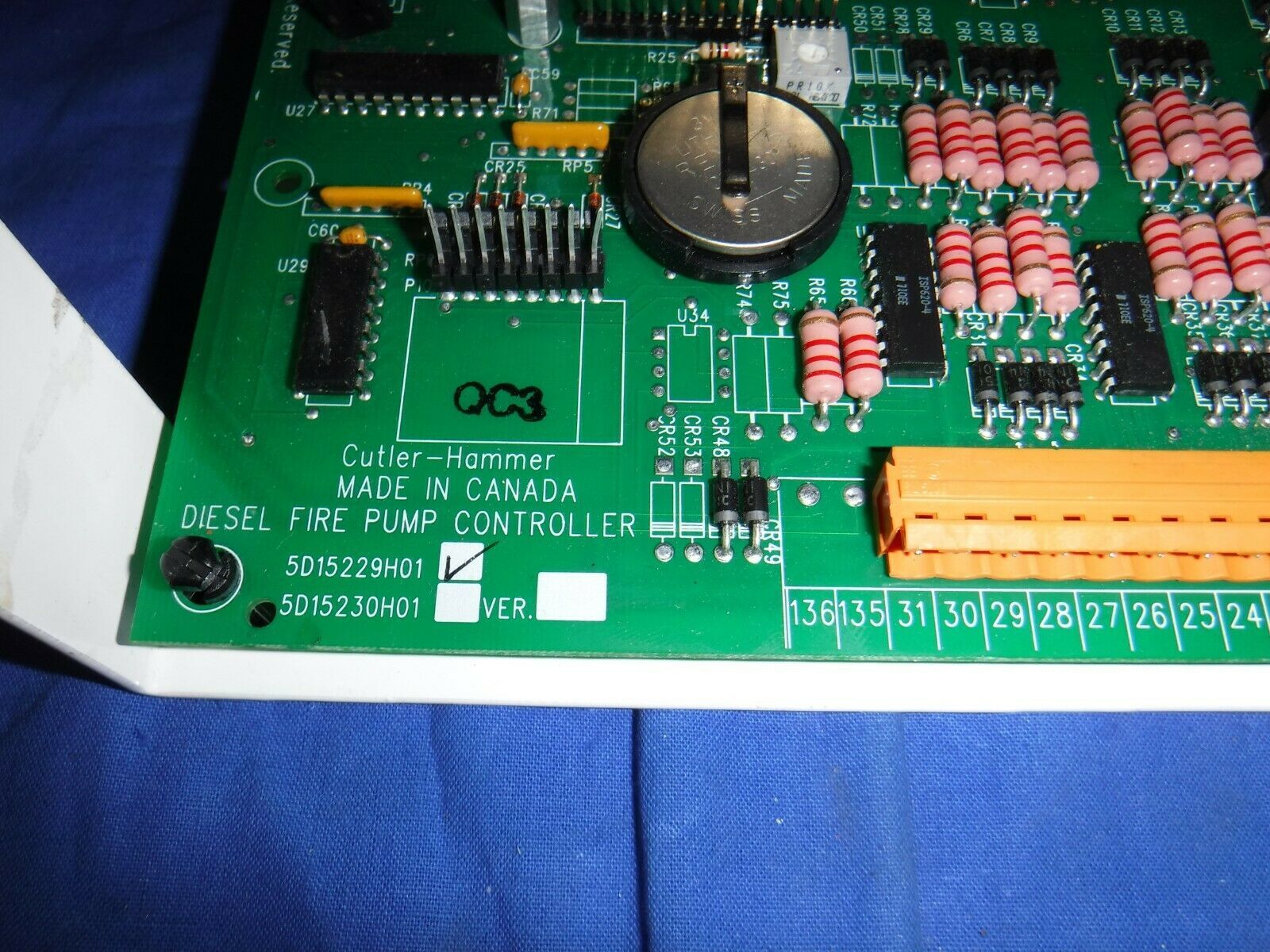 CUTLER HAMMER 5D15229H01 DIESEL FIRE PUMP CONTROLLER PLC Processors