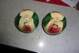 apple-shaped salt and pepper shakers - $20.00