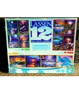 Lassen Christian Riese Lasse 12 Puzzles Whales Horses Lions Dolphins Tig... - $84.14