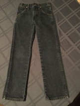 Wrangler jeans vintage classic Boys Size 7 Reg. blue denim jeans western rodeo - $14.99