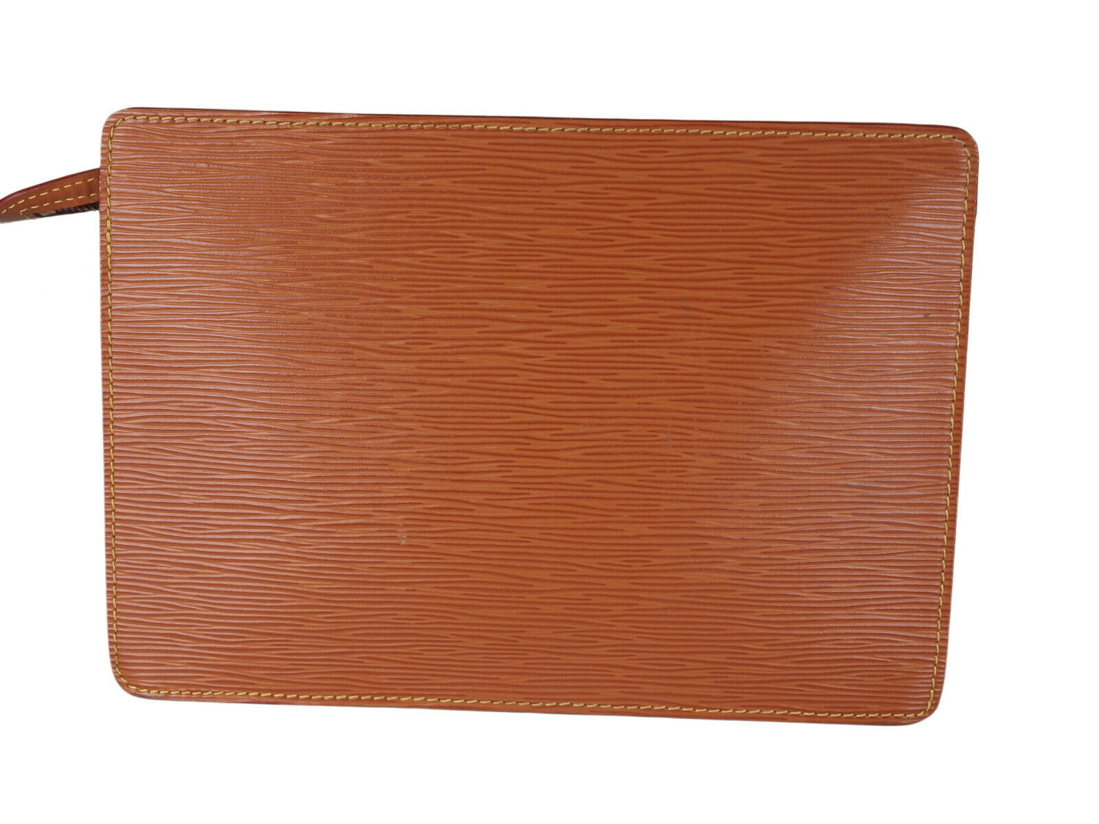 LOUIS VUITTON Pochette Homme Epi Leather Brown Clutch Bag LP3095 - Women&#39;s Bags & Handbags
