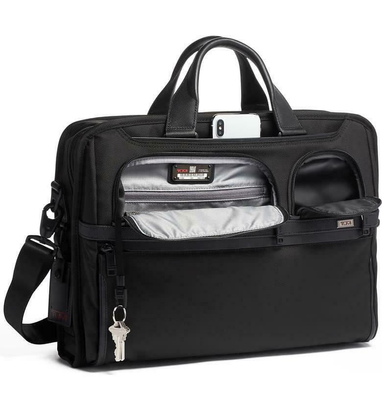 tumi ballistic nylon briefcase