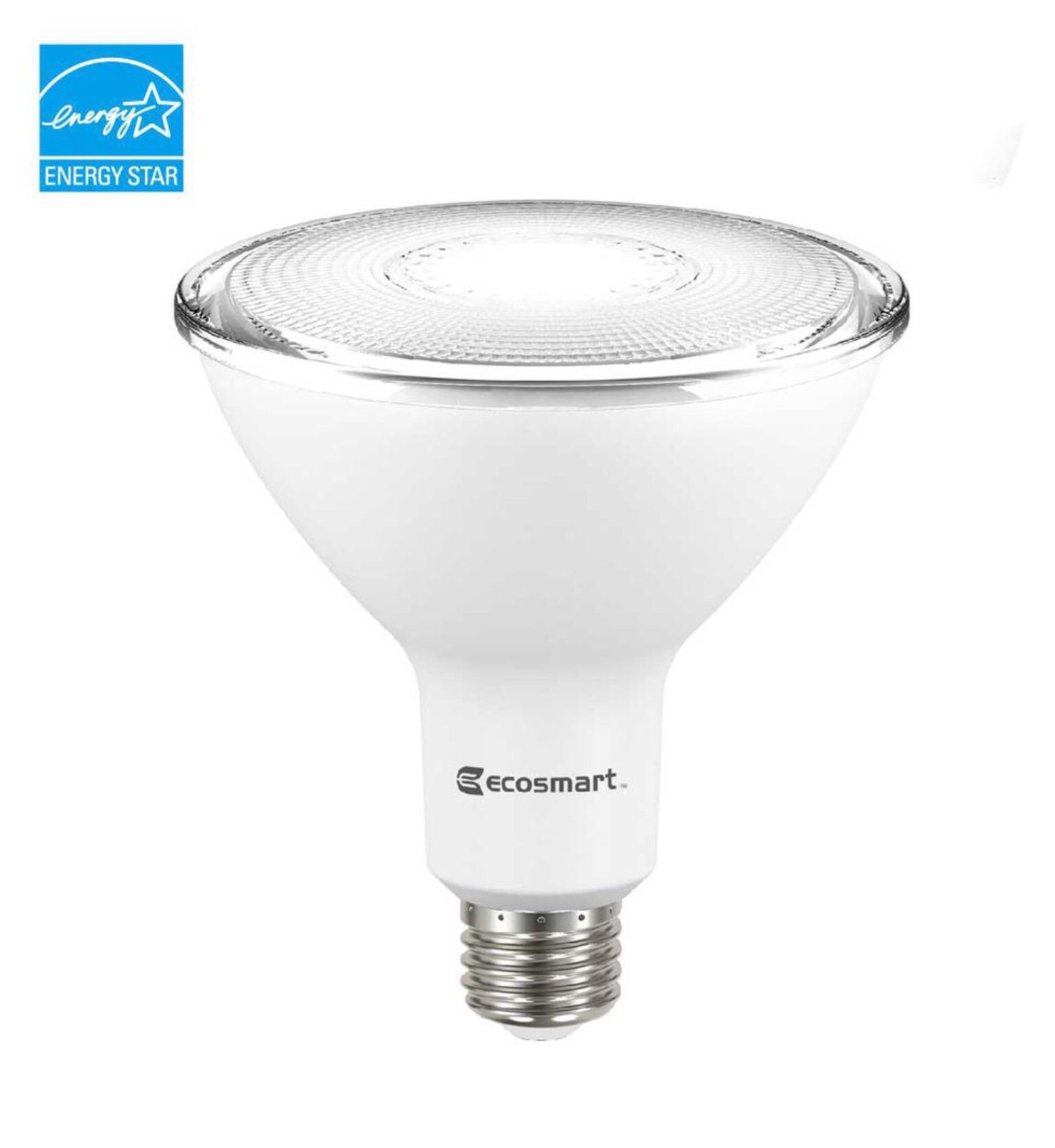 2 Bulbs EcoSmart 120W Equivalent Day Light PAR38 Dimmable LED Flood ...