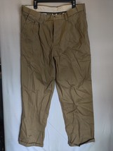 George Men's Dress Pants Beige Career Comfort Pockets Sz 36x31 - $16.78