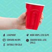 Solo Original Red Solo Cups, 18oz, Case of 480ct Plastic Cups, Red, 18oz, 480 Co image 5