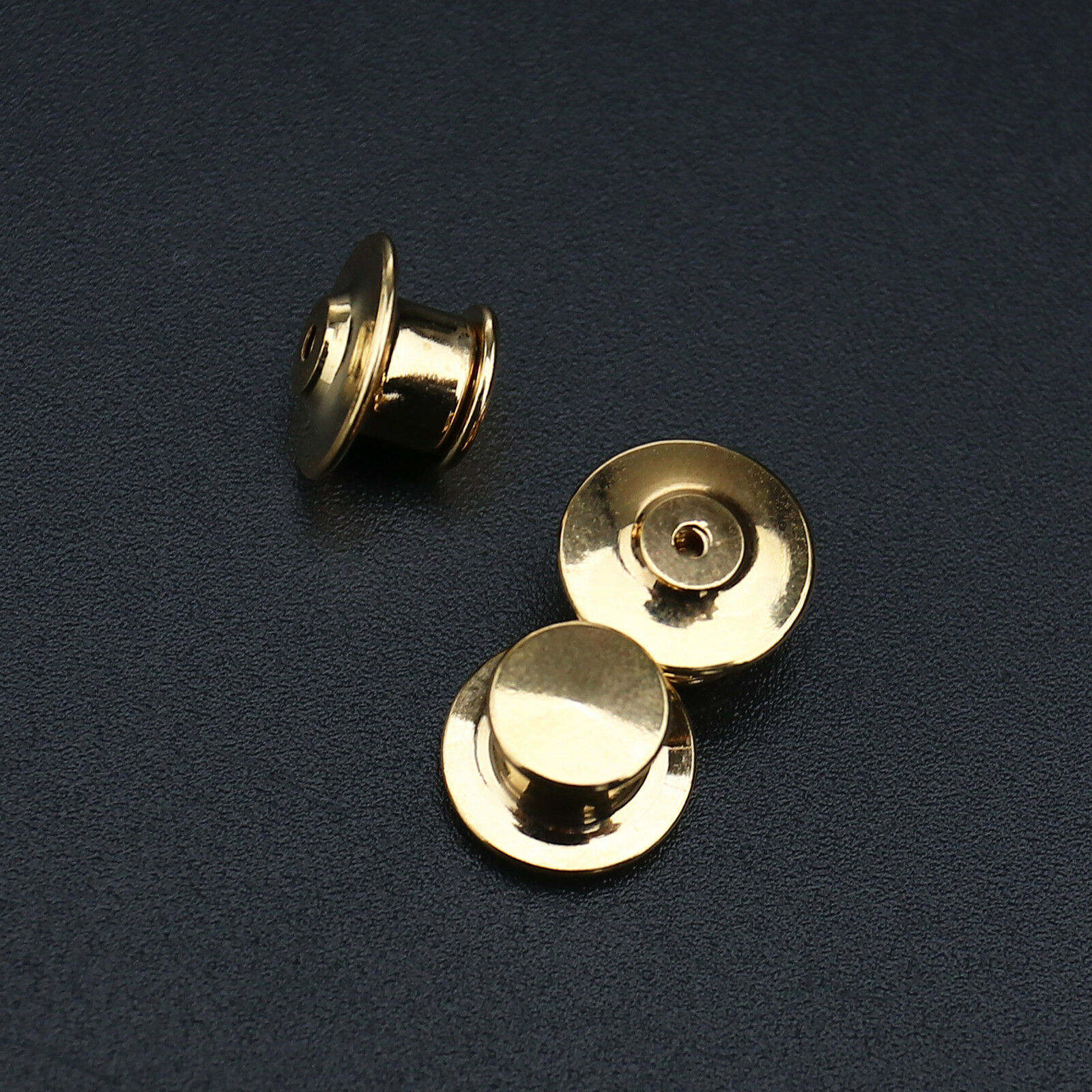 Silver/Gold Locking Pin Badge Backs No Tools needed 10 or 20 Pack Pin ...