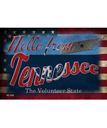 Hello From Tennessee Novelty Metal Postcard - $12.95