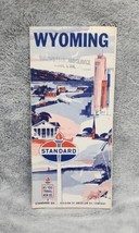 1960s Standard Oil Wyoming Vintage Road Map - $6.79