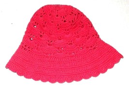 Gymboree Girls Pink Knit Detail Hat Size 3-6 Mos. - $3.00