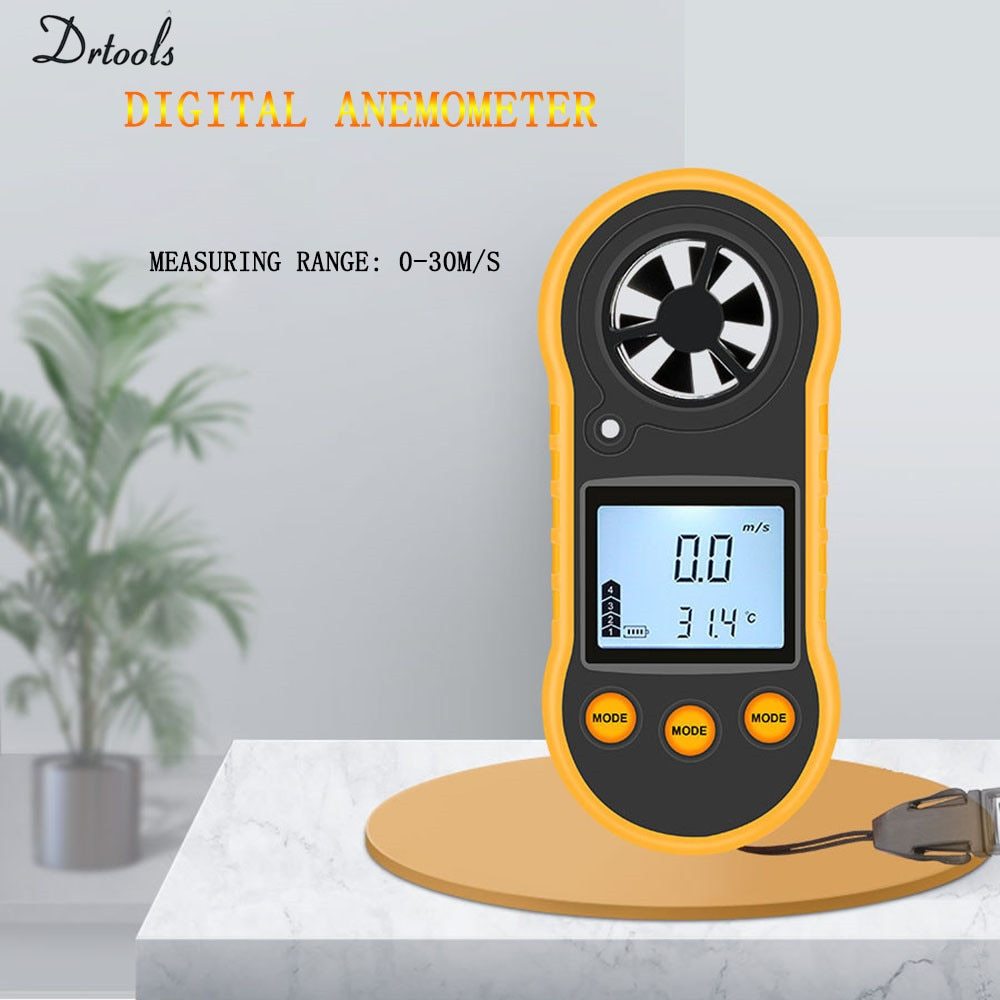 Resolution LCD display digital portable handheld weather station
