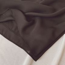 White Women's Chiffon Top Sleeveless V-Neck Chiffon Blouse Tank Tops Pearl Deco  image 7