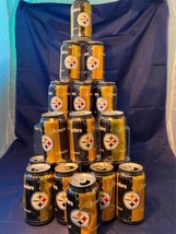 Lot of 21 2017 Pittsburgh Steelers Limited Edition Pepsi Cola Empty Cans TO Dent - $51.06