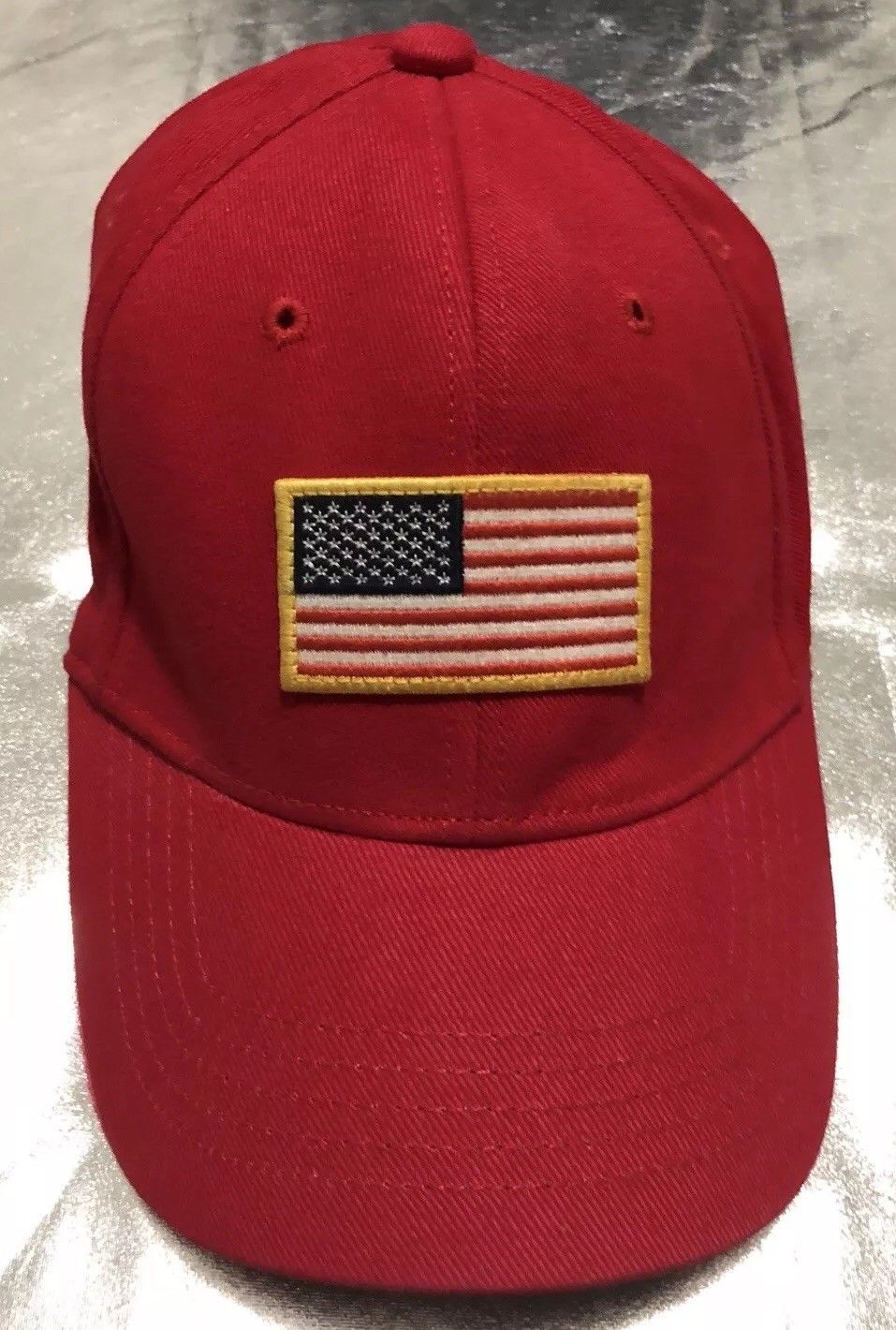 American Eagle Outfitters Men’s Cap Hat Size L/XL Red With USA Logo - Hats