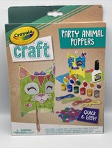 Crayola Craft Party Animal Poppers Kids DIY Fun Paint, Assemble, Decorate - $14.50