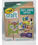 Crayola Craft Party Animal Poppers Kids DIY Fun Paint, Assemble, Decorate - $14.50
