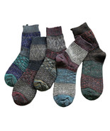 Anysox 5 Pairs Size 5-11 Fashion Socks High Quality Colorful Cotton for Men - $27.45+