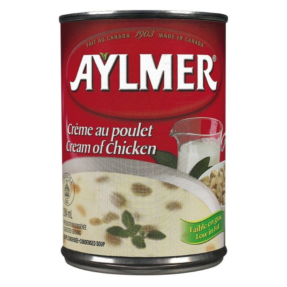 6PACK Aylmer Cream of Chicken Soup 284ml Each FROM CANADA FRESH & DELICIOUS Soups
