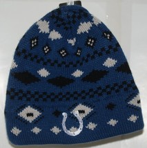 Reebok NFL Team Apparel Licensed Indianapolis Colts Tassel Winter Cap image 1