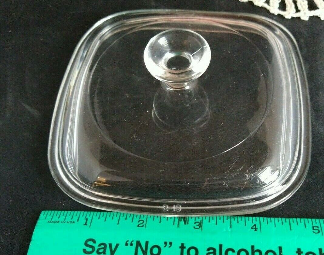 RARE Corning ware Replacement Petite GLASS Lid Pyrex P41GC Hard To