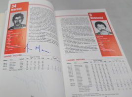 Badger Bob Johnson & 1984 Calgary Flames Team Signed Yearbook JSA image 9