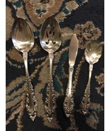 4 Serving Pieces Community Royal Grandeur! EUC!! Mixed Spoon Lot PLUS! - $48.51