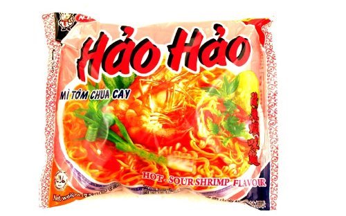 Hao Hao Mi Tom Chua Cay (Hot Sour Shrimp Flavor Noodle) - 2.7oz [Pack of 30]