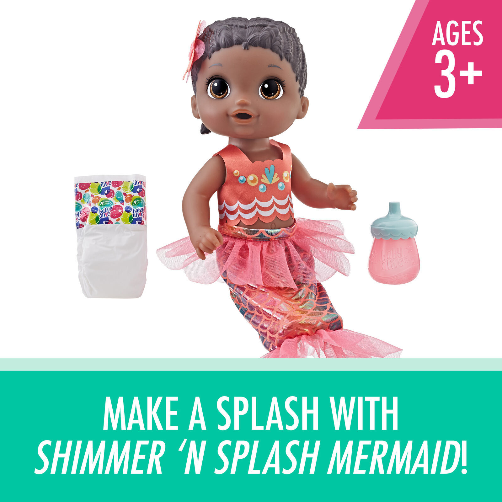 Baby Alive Shimmer N Splash Mermaid Baby And Similar Items