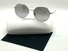 New Calvin Klein Sunglasses CK18111S 045 Silver 51-18-140MM /CASE - $44.59
