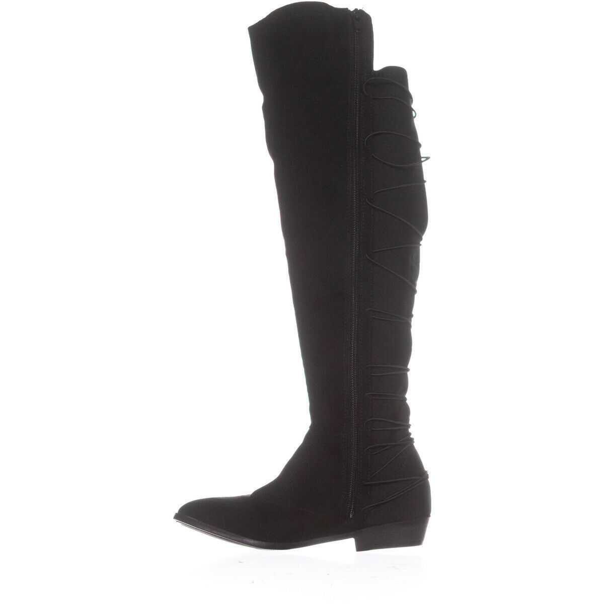 over the knee strappy boots