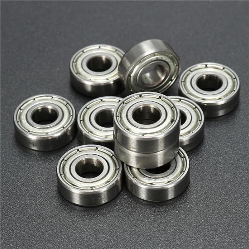 10pcs/set 696ZZ Miniature Roller Bearing Shafts Deep Groove Steel ...