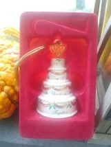LENOX Porcelain 2010 Our 1st Christmas Together Wedding Cake Ornament - $12.20