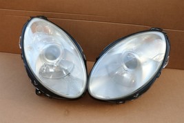 06-08 Mercedes R320 R350 R500 W251 Halogen Headlight Lamps Set L&R