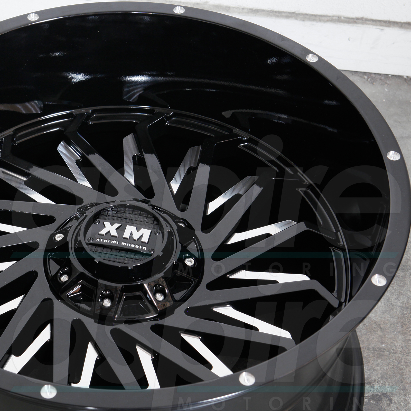 One 26x14 Xtreme Mudder XM330 5x5.5/5x150 76 Gloss Black Milled Wheels