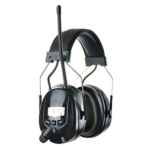 PROTEAR Headphones with Radio mowing Safety Ear Muffs with AM/FM/MP3