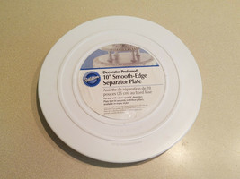 Wilton Decorator Perferred 10" Smooth-Edge Separator Plate #302-4103 (NEW) - $9.85