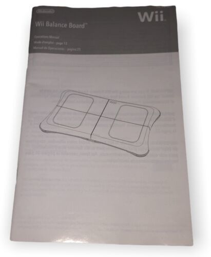 Primary image for NINTENDO Wii BALANCE BOARD INSTRUCTION MANUAL