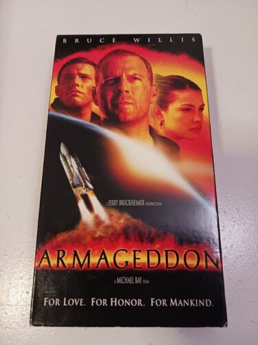 Armageddon VHS Tape Bruce Willis - VHS Tapes